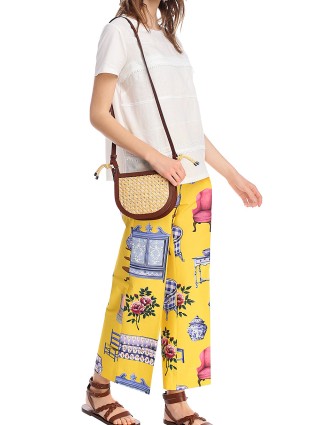 Жёлтые брюки WEEKEND MAX MARA: фото 3 - Invogue